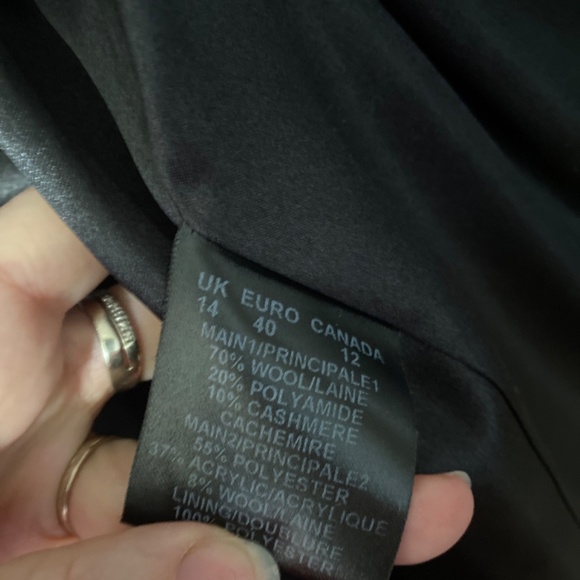 Exclusive Windsmoor wool and cashmere coat size 12 - Picture 4 of 7